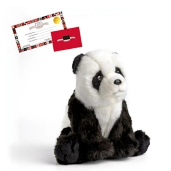 COPY - FAO Schwarz 10 Inch Panda Plush Stuffed Animal NWTs - Picture 1 of 5